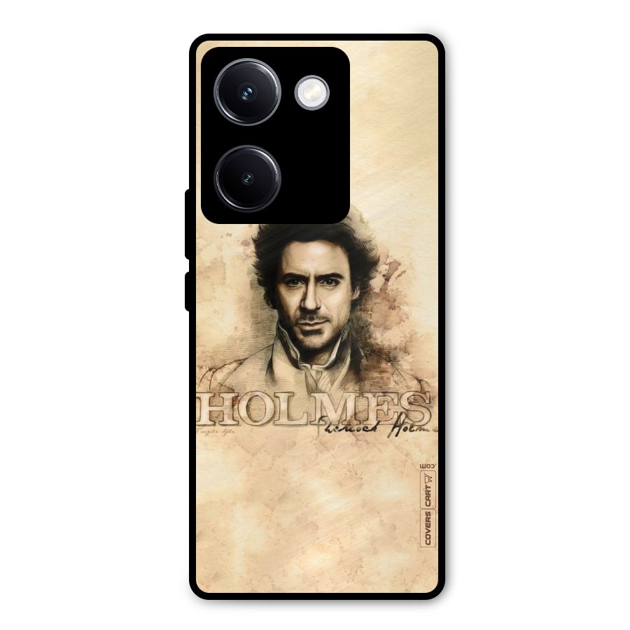 Sherlock Holmes Fan Art Metal Back Case for Vivo Y300 Plus