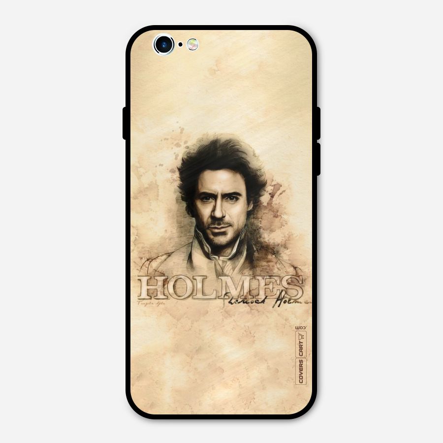 Sherlock Holmes Fan Art Metal Back Case for iPhone 6 6s