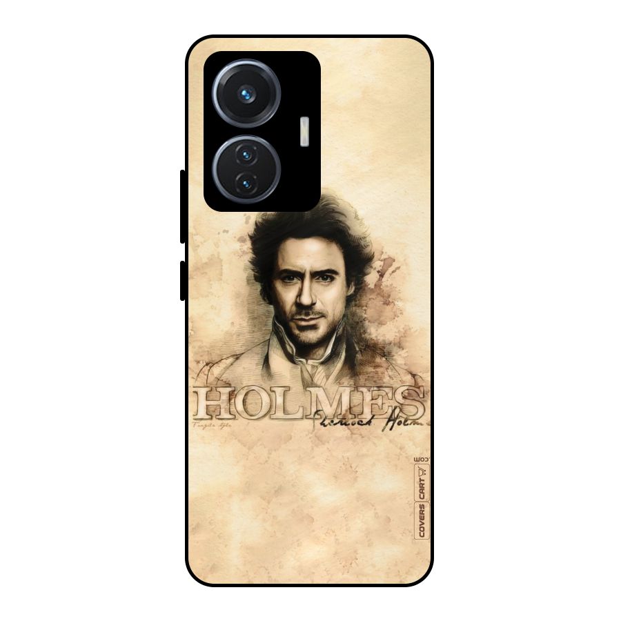 Sherlock Holmes Fan Art Metal Back Case for iQOO Z6 44W