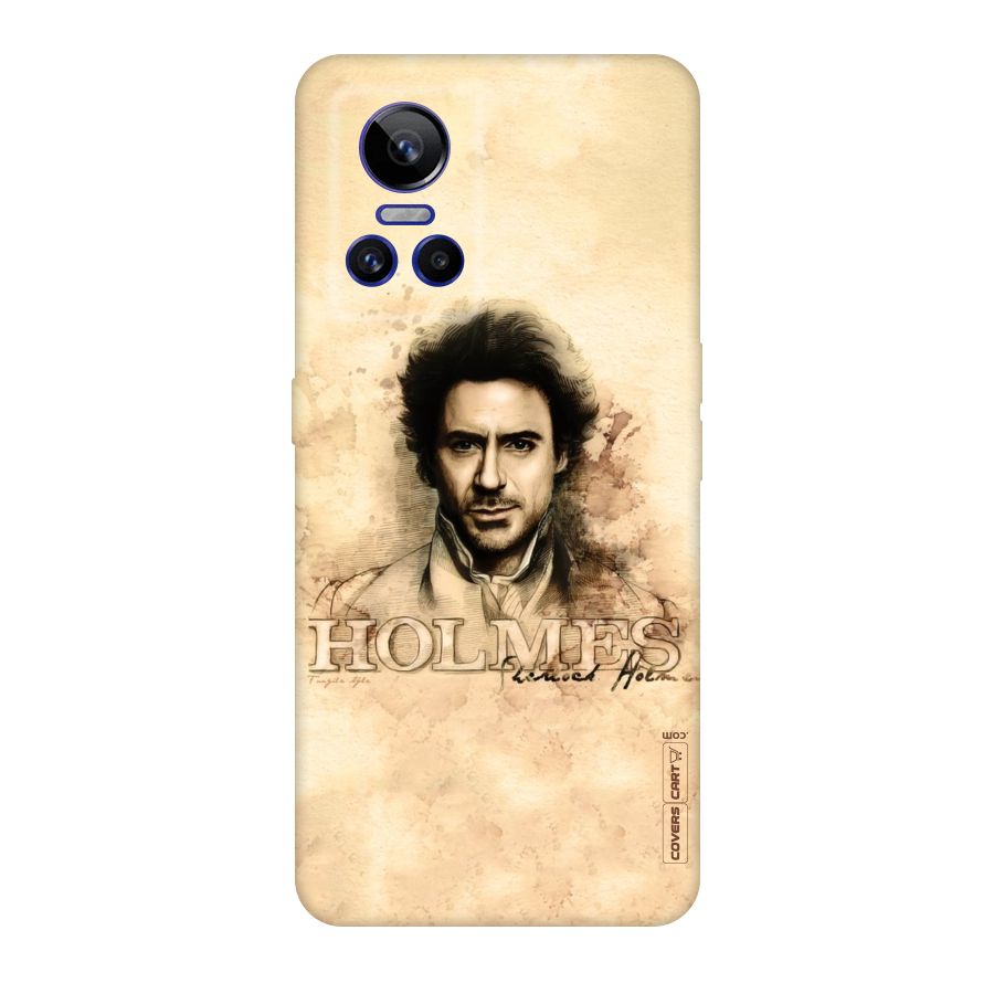 Sherlock Holmes Fan Art Original Polycarbonate Back Case for Realme GT Neo 3