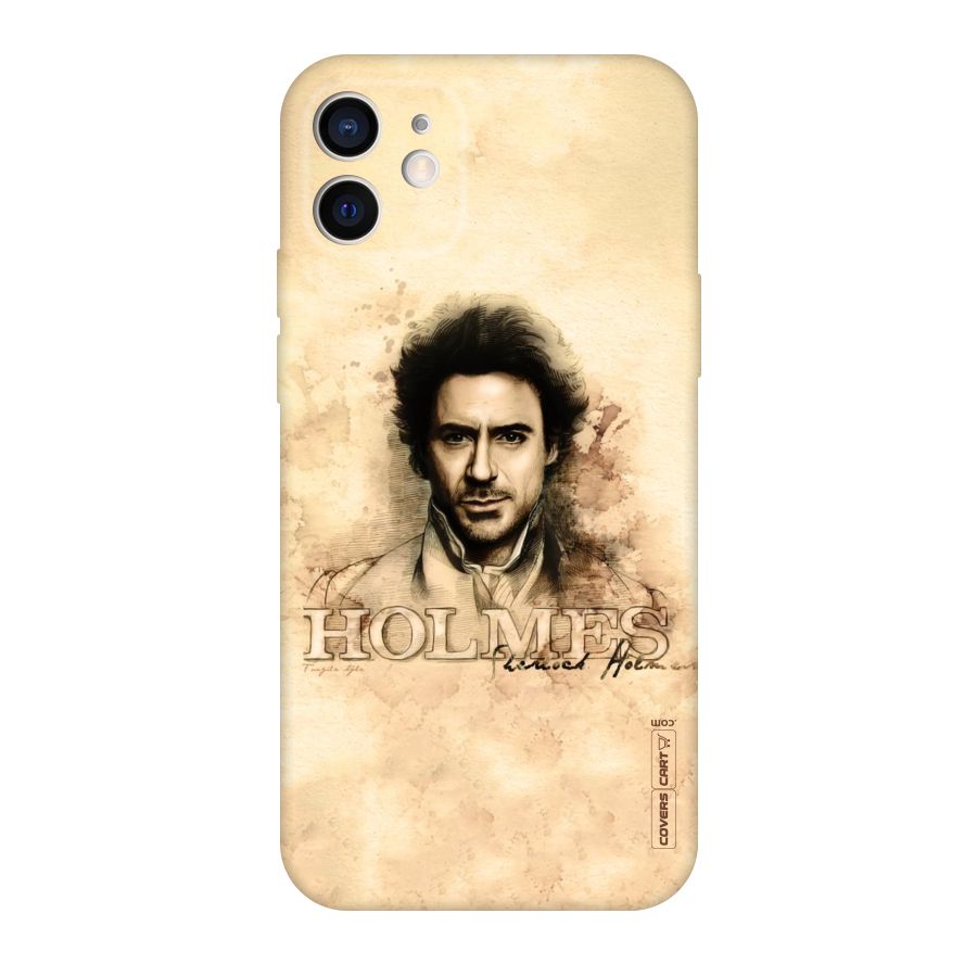 Sherlock Holmes Fan Art Original Polycarbonate Back Case for iPhone 12