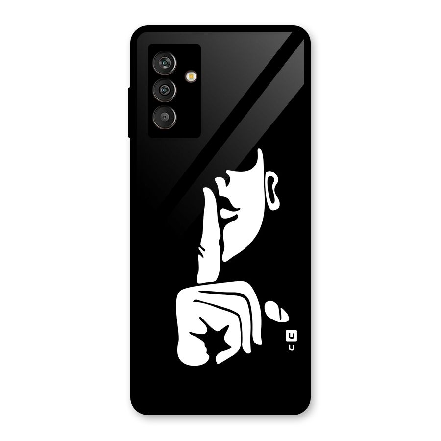Shhh Art Glass Back Case for Galaxy M13