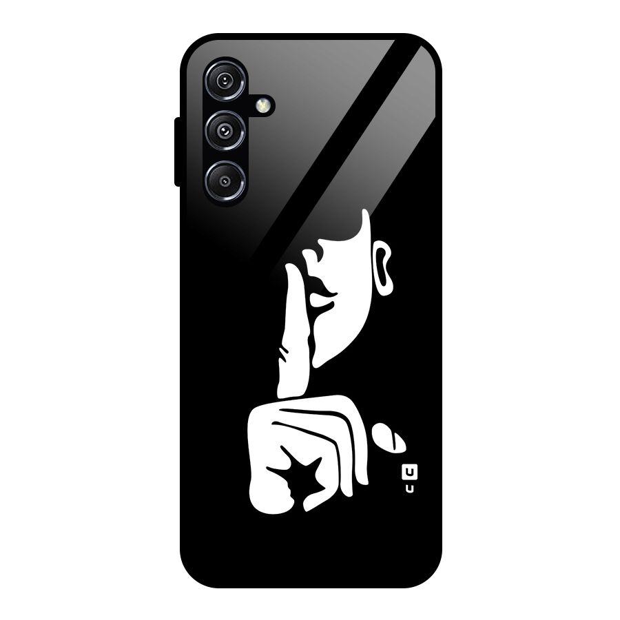 Shhh Art Glass Back Case for Galaxy M34 5G
