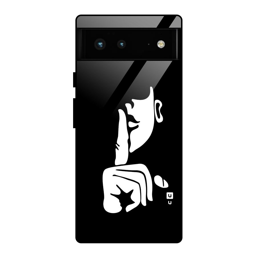 Shhh Art Glass Back Case for Google Pixel 6
