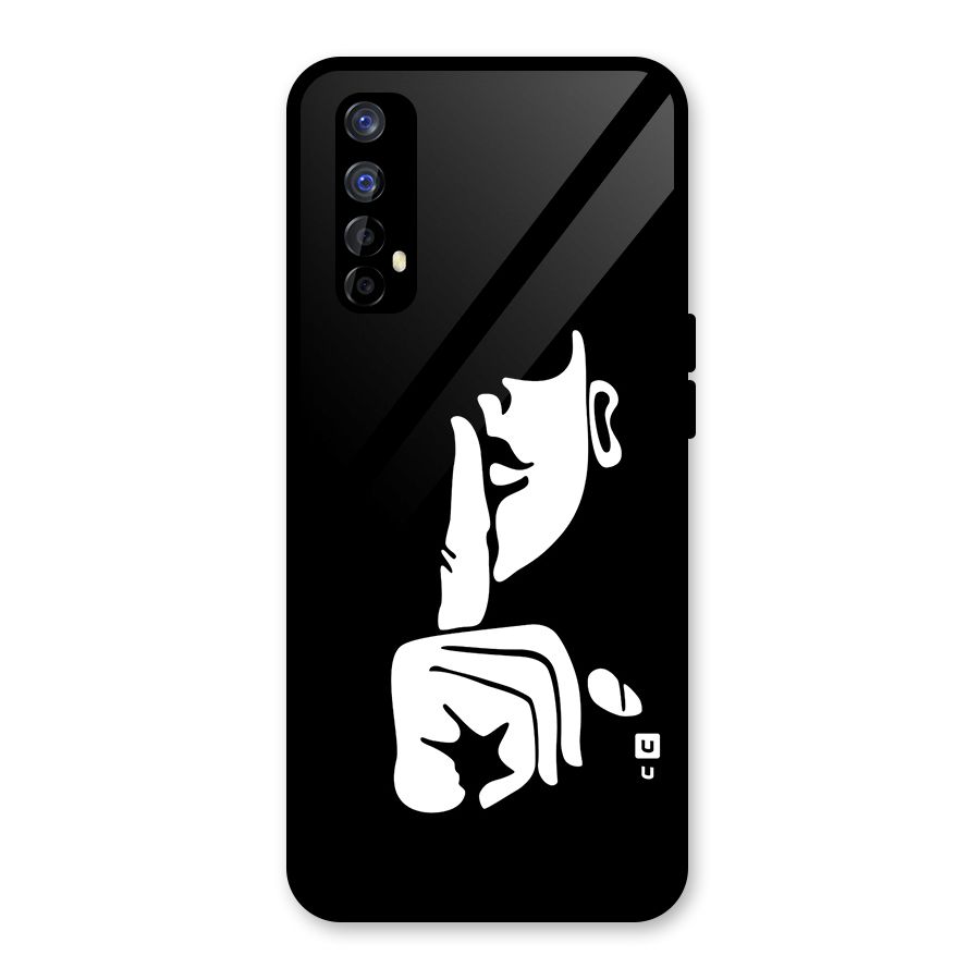 Shhh Art Glass Back Case for Realme 7