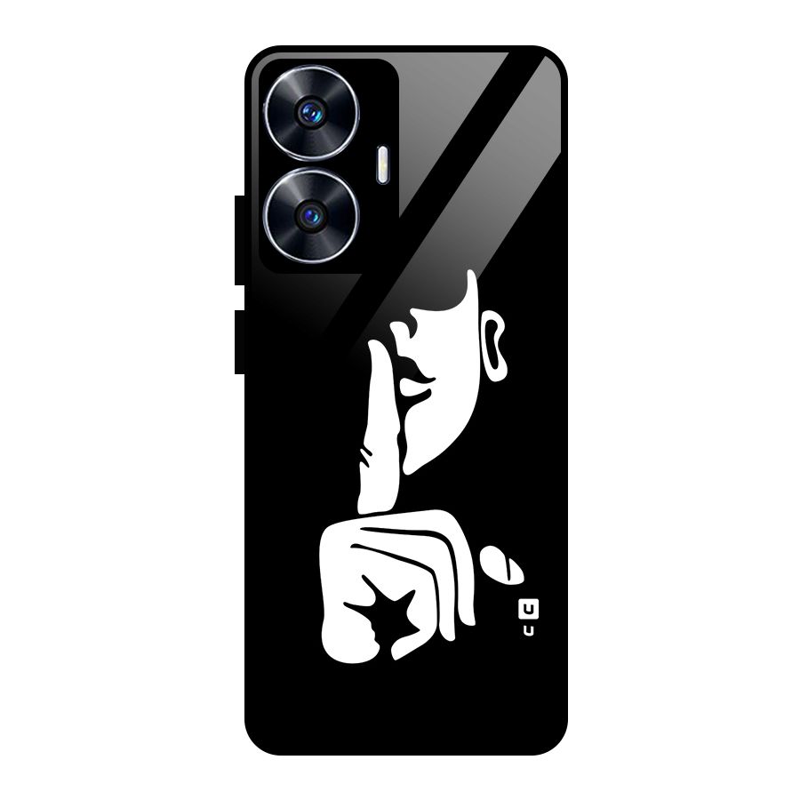 Shhh Art Glass Back Case for Realme Narzo N55