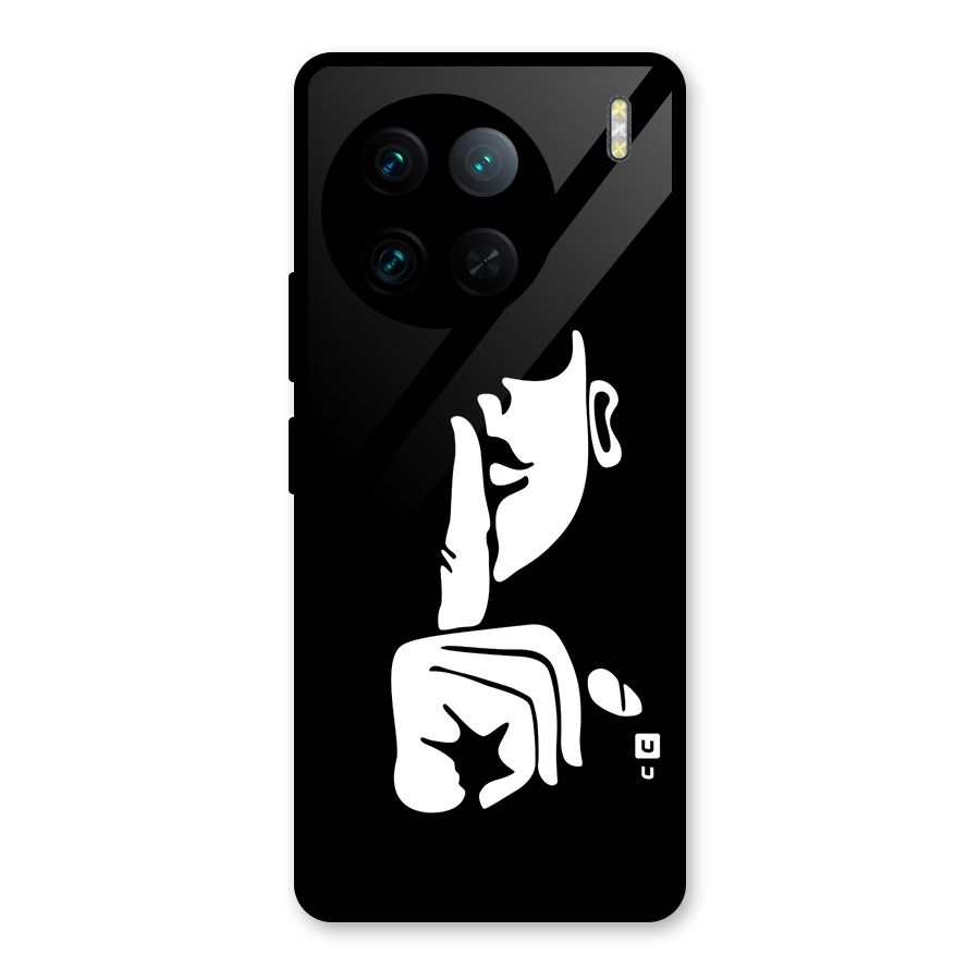 Shhh Art Glass Back Case for Vivo X90 Pro