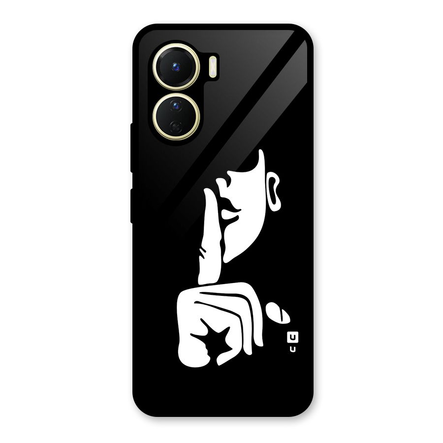 Shhh Art Glass Back Case for Vivo Y16