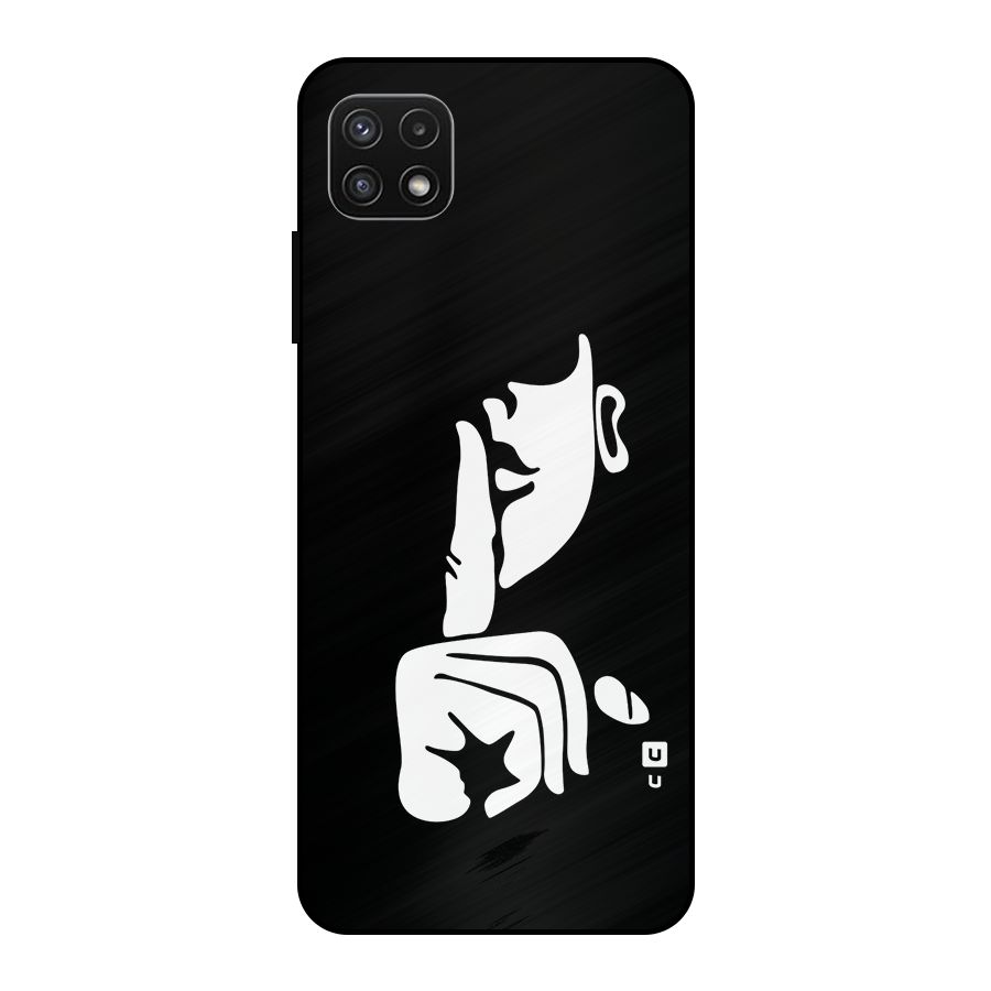 Shhh Art Metal Back Case for Galaxy A22 5G