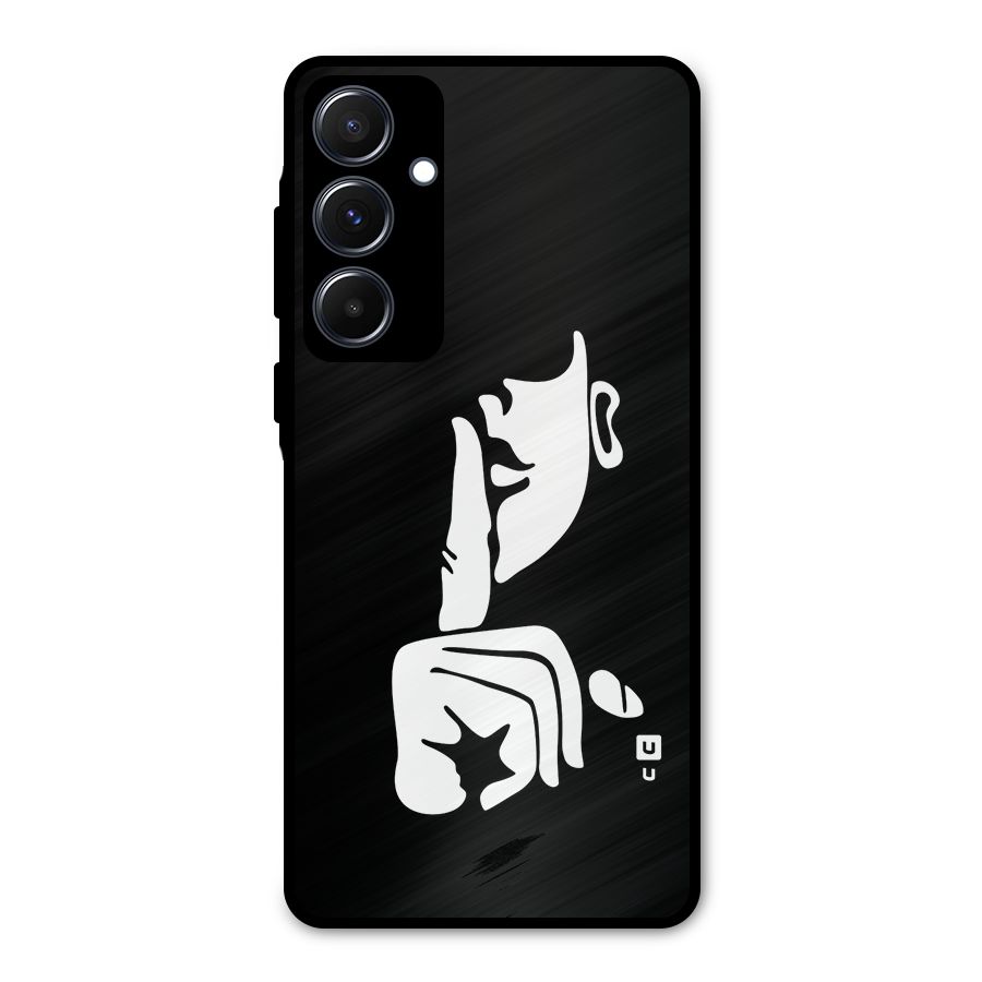 Shhh Art Metal Back Case for Galaxy A55