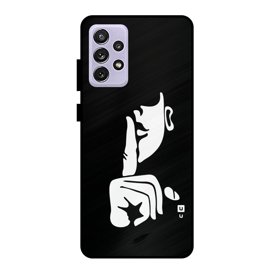 Shhh Art Metal Back Case for Galaxy A72
