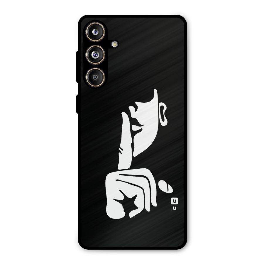 Shhh Art Metal Back Case for Galaxy F55