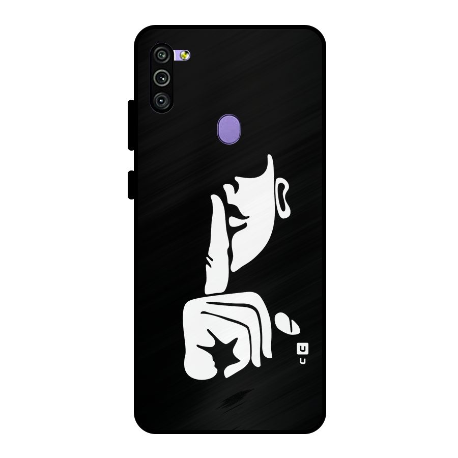 Shhh Art Metal Back Case for Galaxy M11