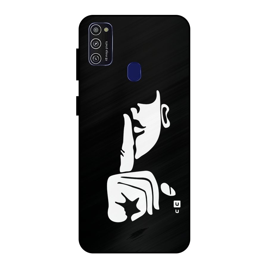 Shhh Art Metal Back Case for Galaxy M21