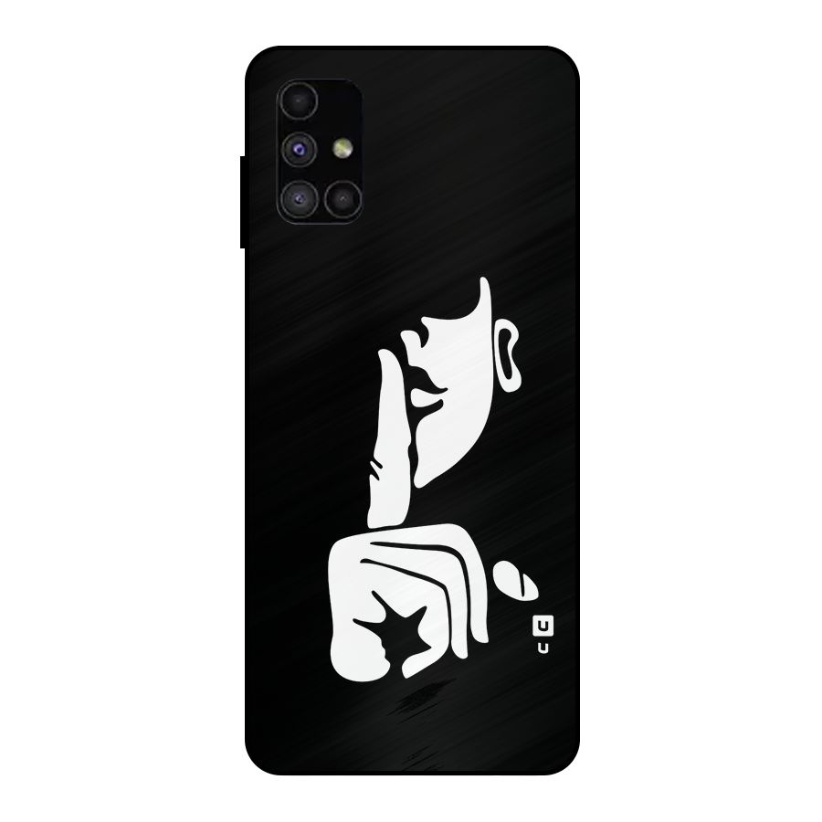 Shhh Art Metal Back Case for Galaxy M51