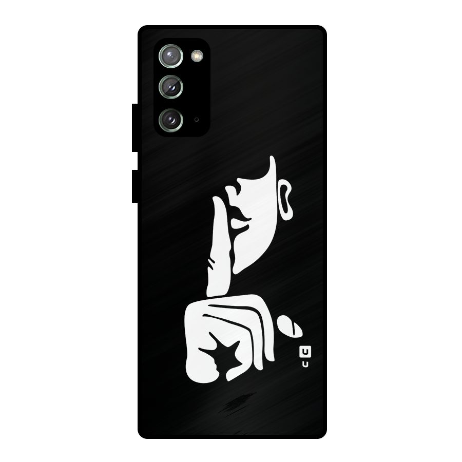 Shhh Art Metal Back Case for Galaxy Note 20