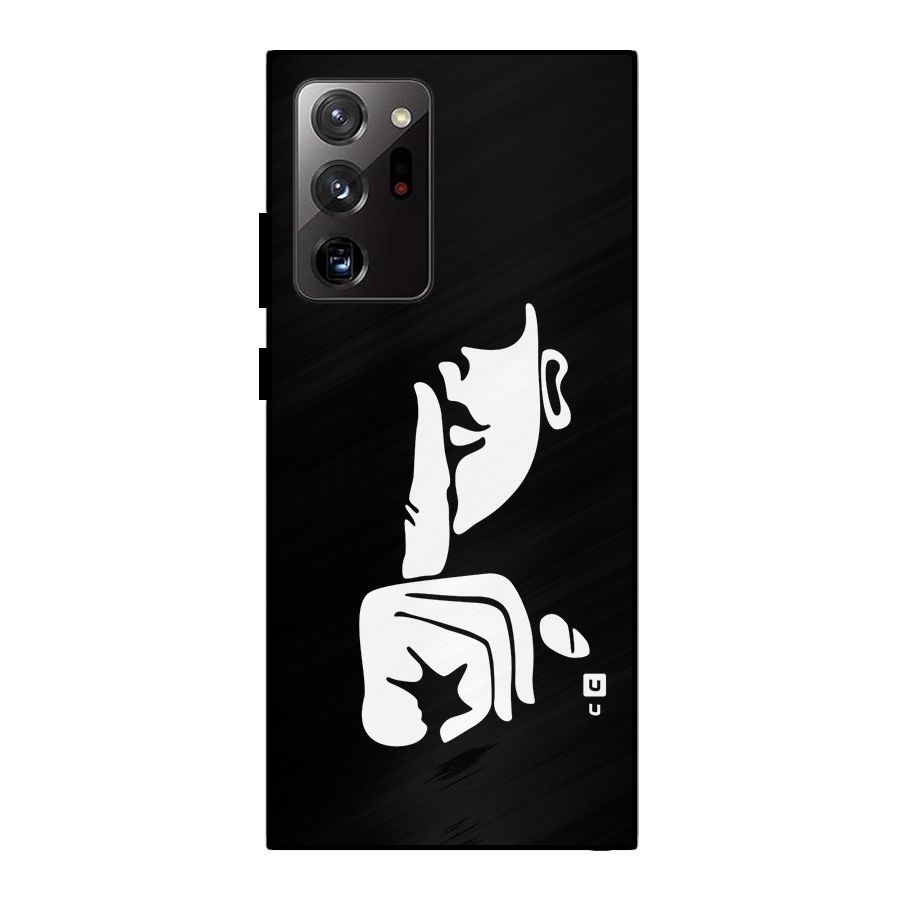 Shhh Art Metal Back Case for Galaxy Note 20 Ultra 5G
