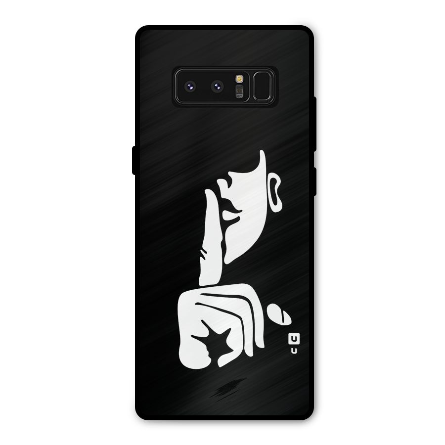 Shhh Art Metal Back Case for Galaxy Note 8