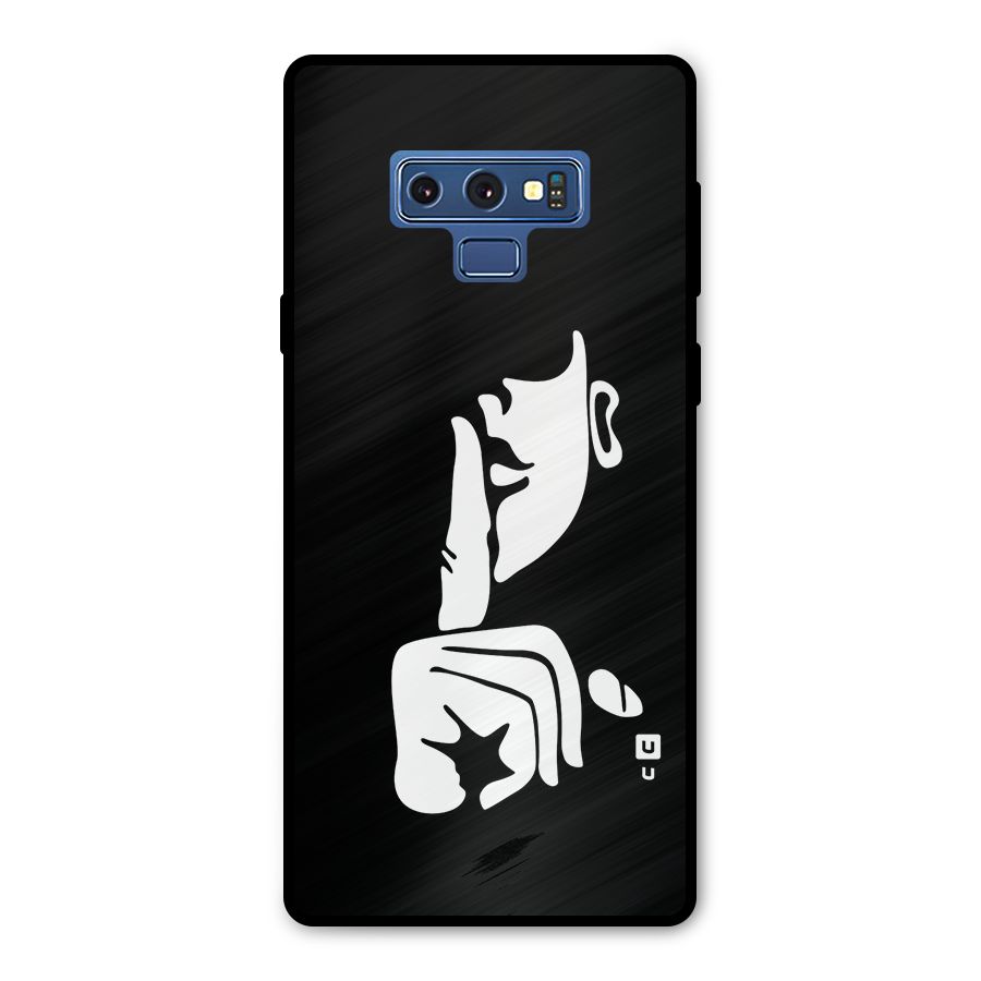 Shhh Art Metal Back Case for Galaxy Note 9