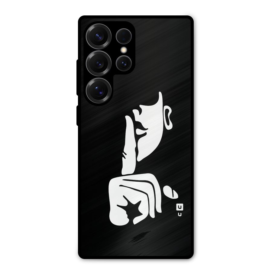Shhh Art Metal Back Case for Galaxy S25 Ultra