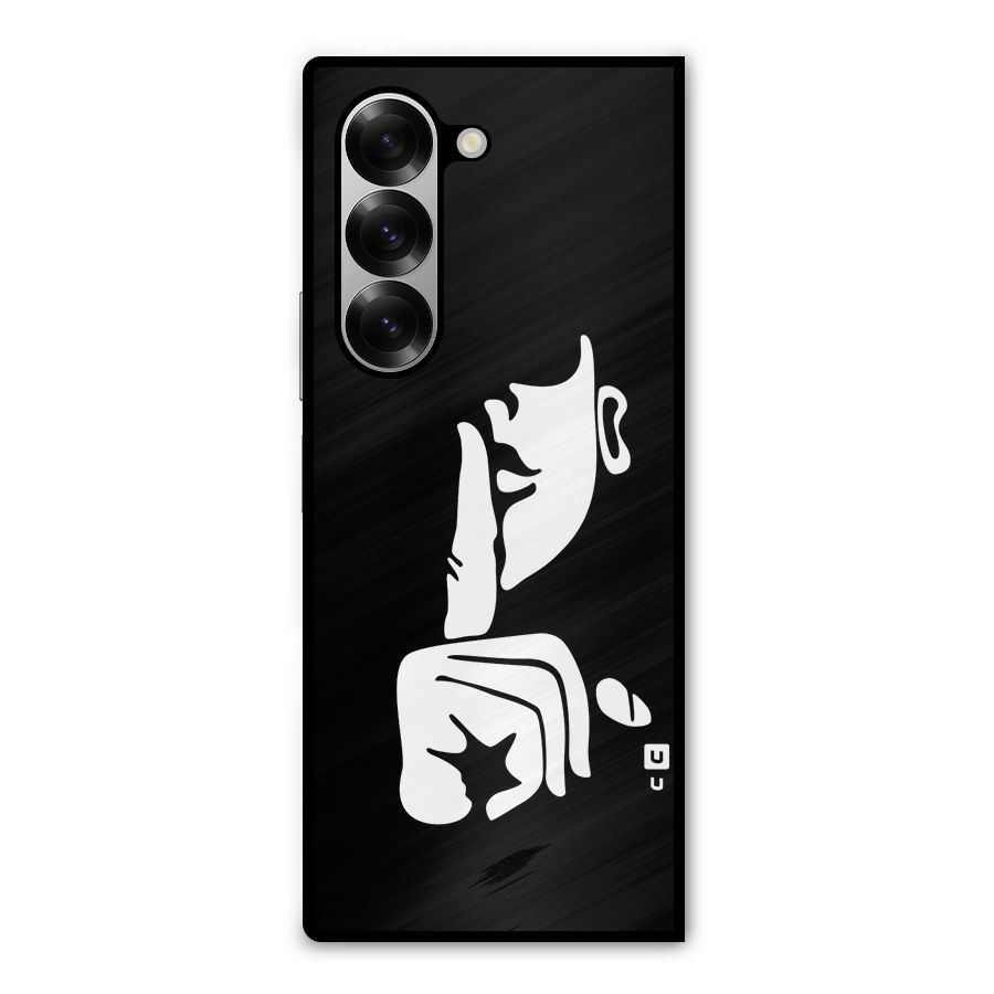 Shhh Art Metal Back Case for Galaxy Z Fold6