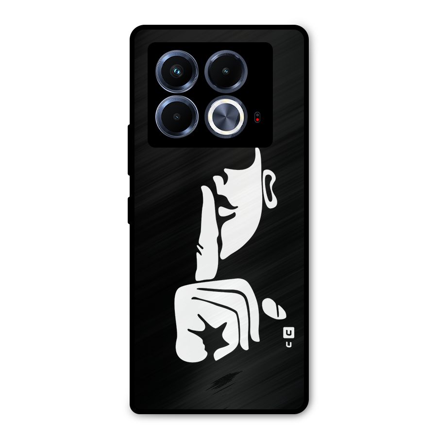 Shhh Art Metal Back Case for Infinix Note 40 5G