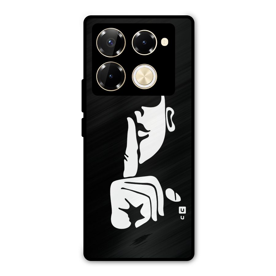 Shhh Art Metal Back Case for Infinix Note 40 Pro Plus