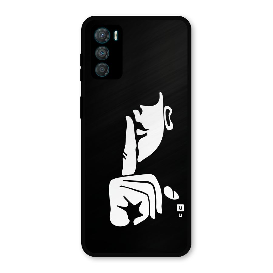 Shhh Art Metal Back Case for Moto G42