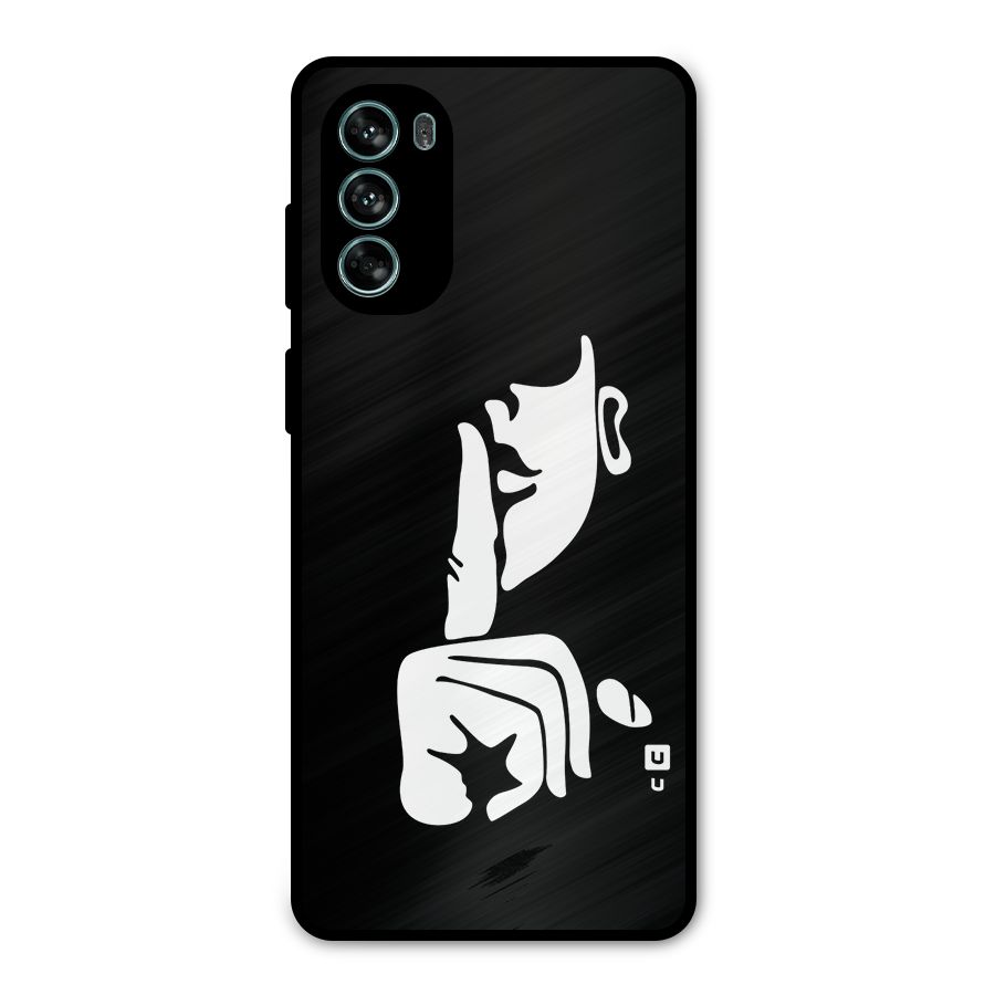 Shhh Art Metal Back Case for Moto G62