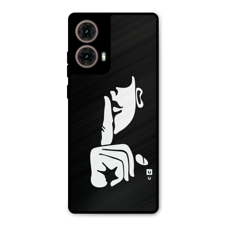 Shhh Art Metal Back Case for Moto G85