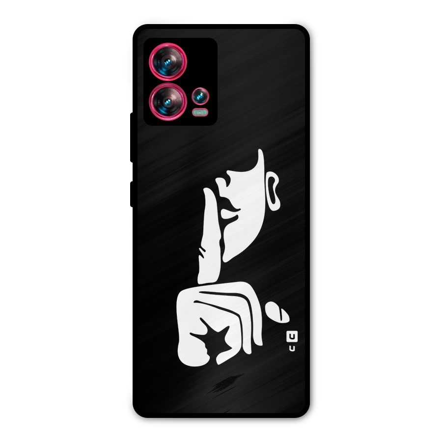 Shhh Art Metal Back Case for Motorola Edge 30 Fusion