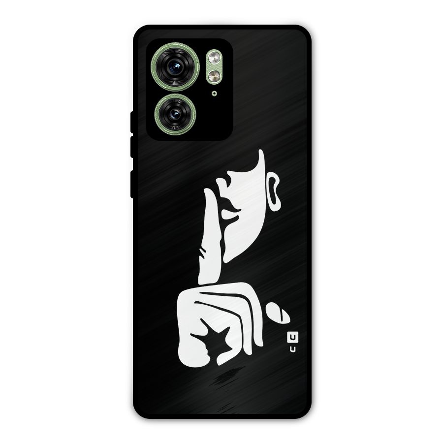 Shhh Art Metal Back Case for Motorola Edge 40 5G