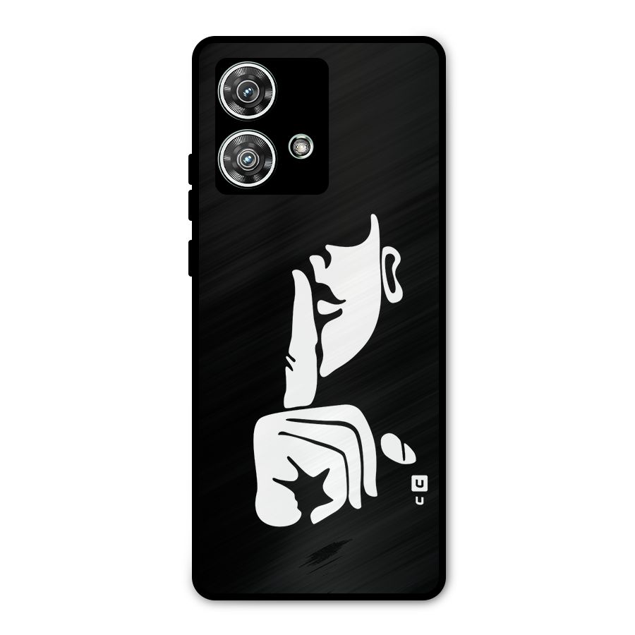 Shhh Art Metal Back Case for Motorola Edge 40 Neo