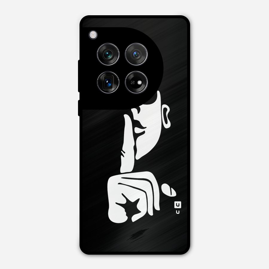 Shhh Art Metal Back Case for OnePlus 12