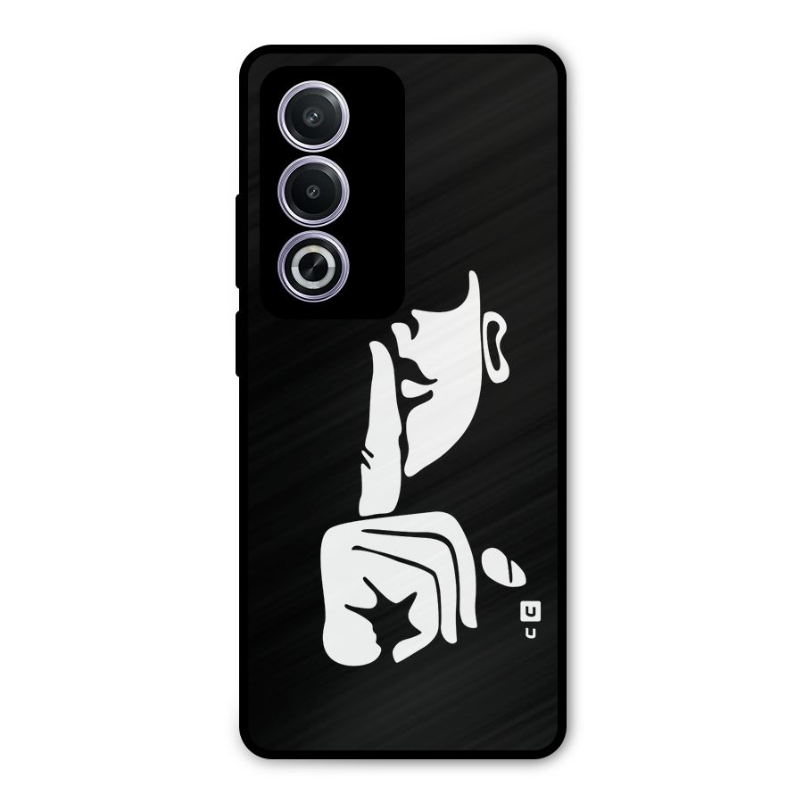 Shhh Art Metal Back Case for Oppo A3 Pro