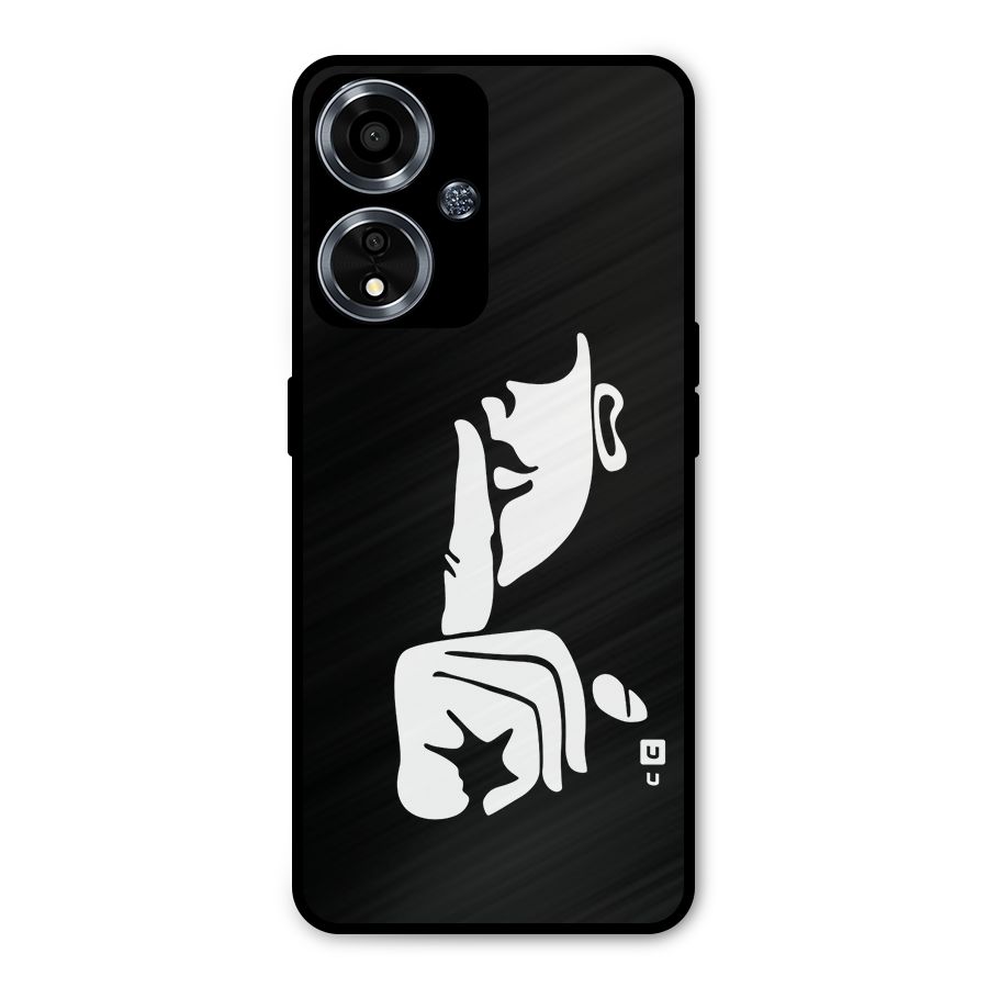 Shhh Art Metal Back Case for Oppo A59