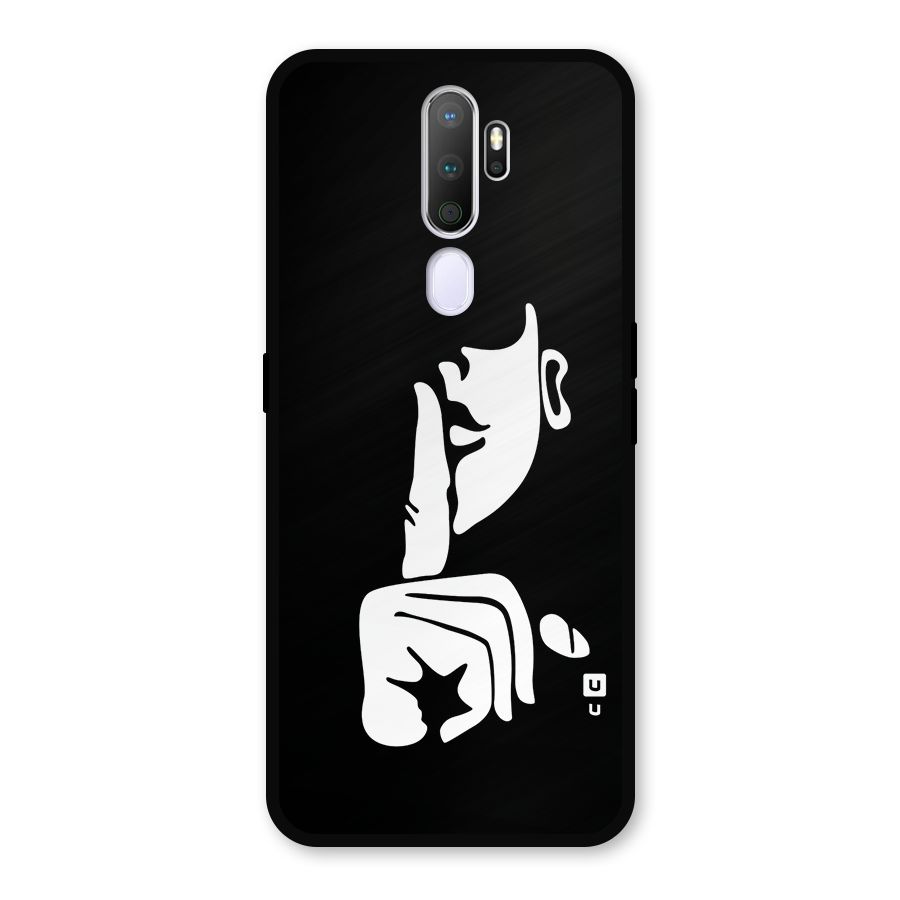 Shhh Art Metal Back Case for Oppo A9 (2020)