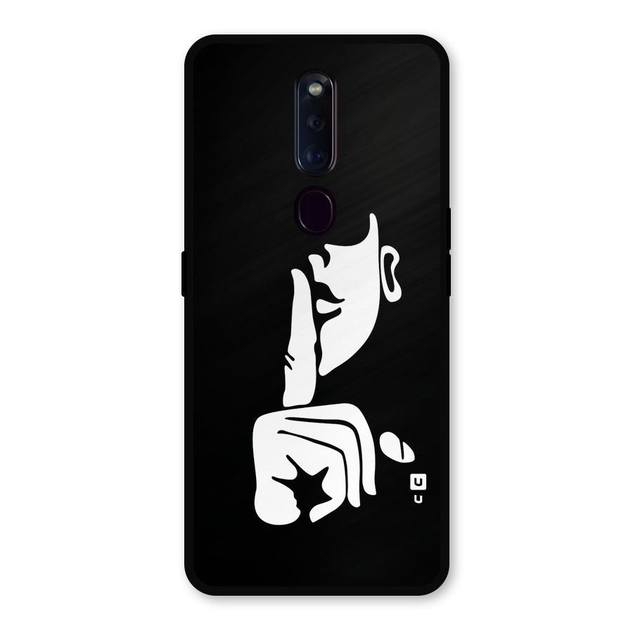 Shhh Art Metal Back Case for Oppo F11 Pro
