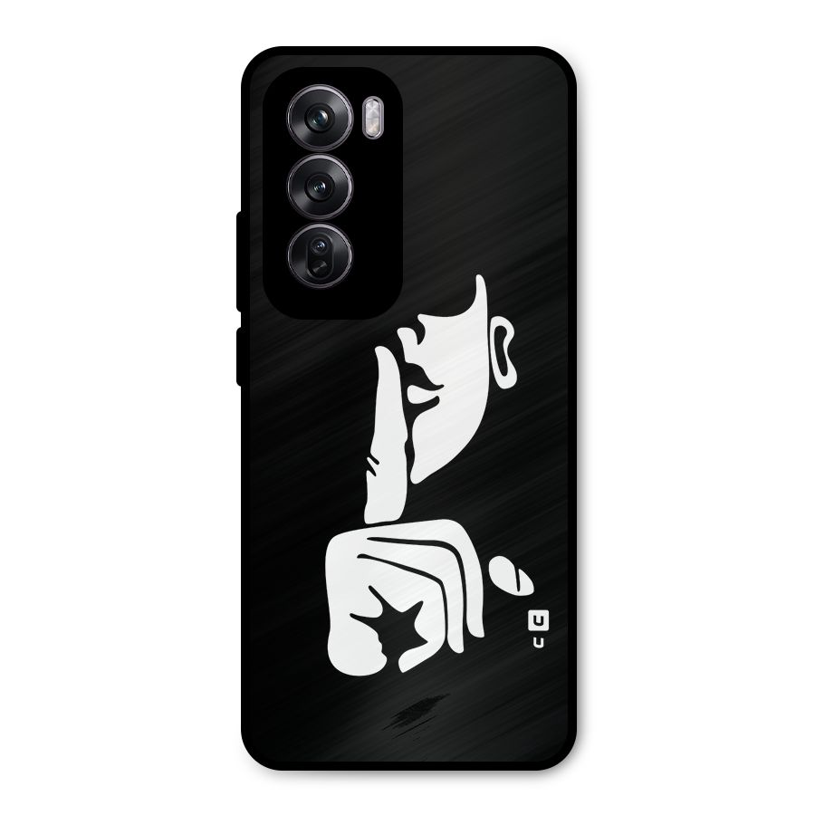 Shhh Art Metal Back Case for Oppo Reno12 Pro