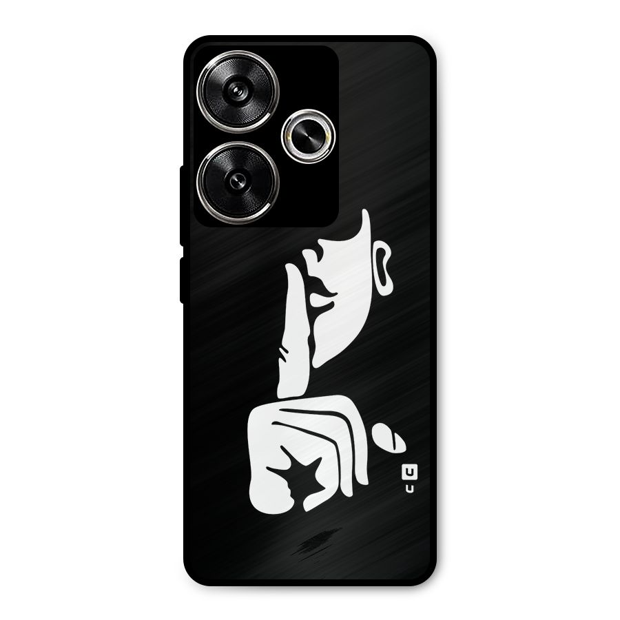 Shhh Art Metal Back Case for Poco F6