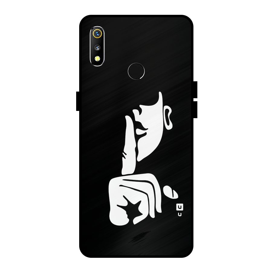 Shhh Art Metal Back Case for Realme 3i