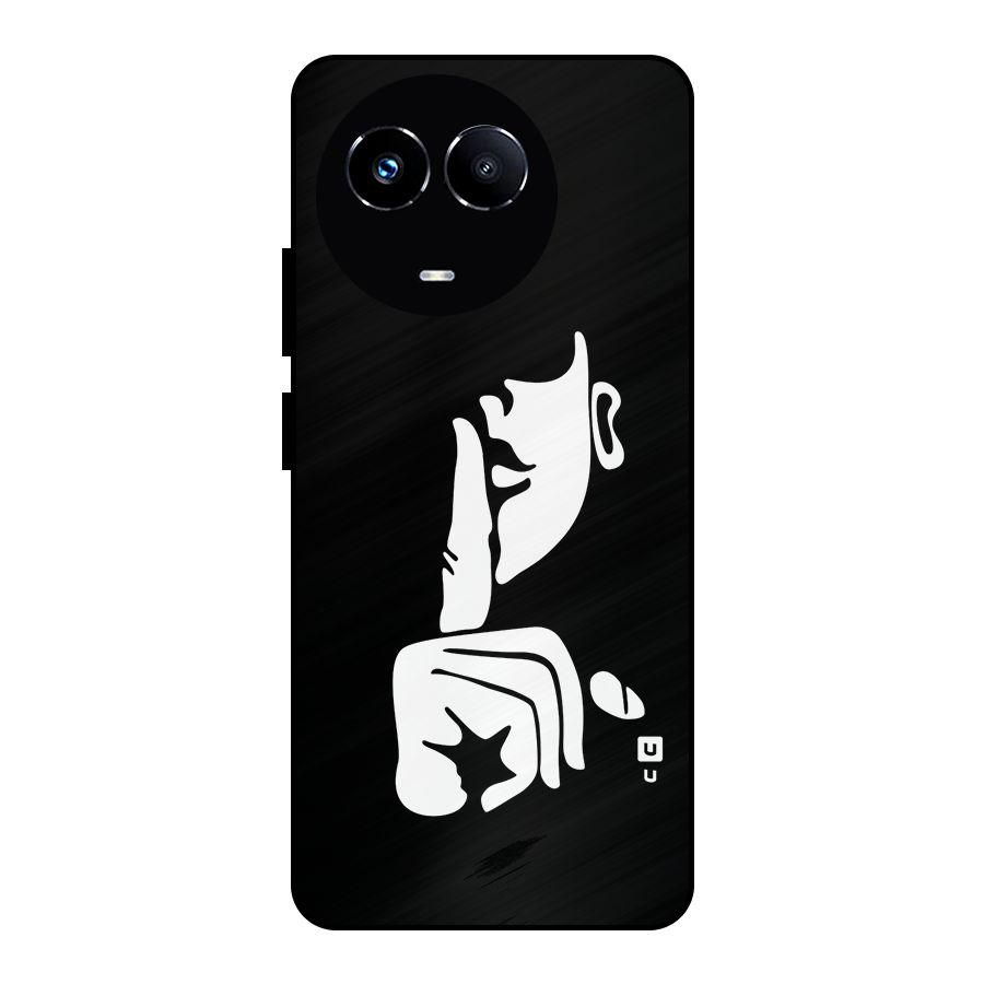 Shhh Art Metal Back Case for Realme Narzo 60X