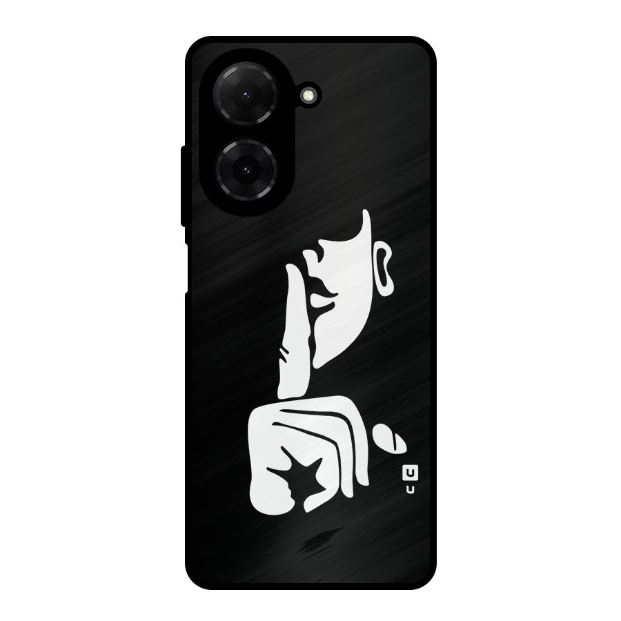 Shhh Art Metal Back Case for Redmi A5 4G