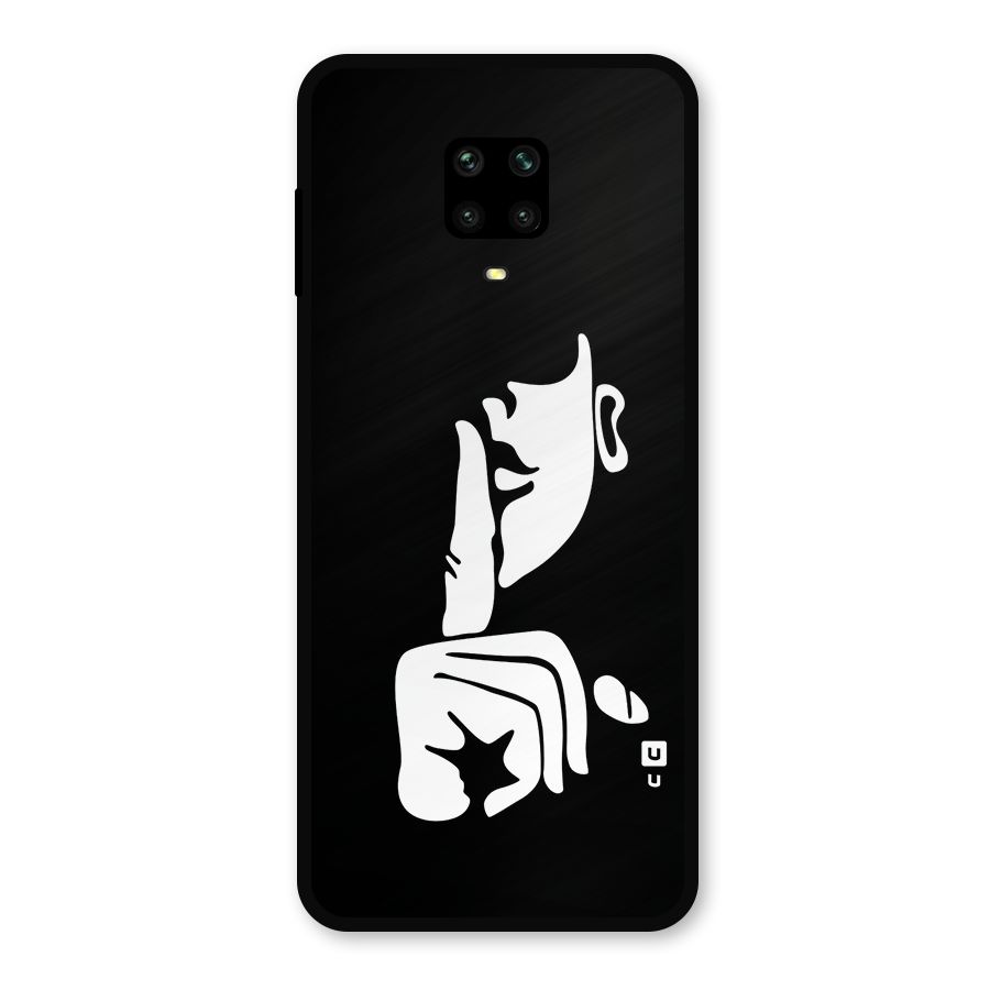 Shhh Art Metal Back Case for Redmi Note 10 Lite