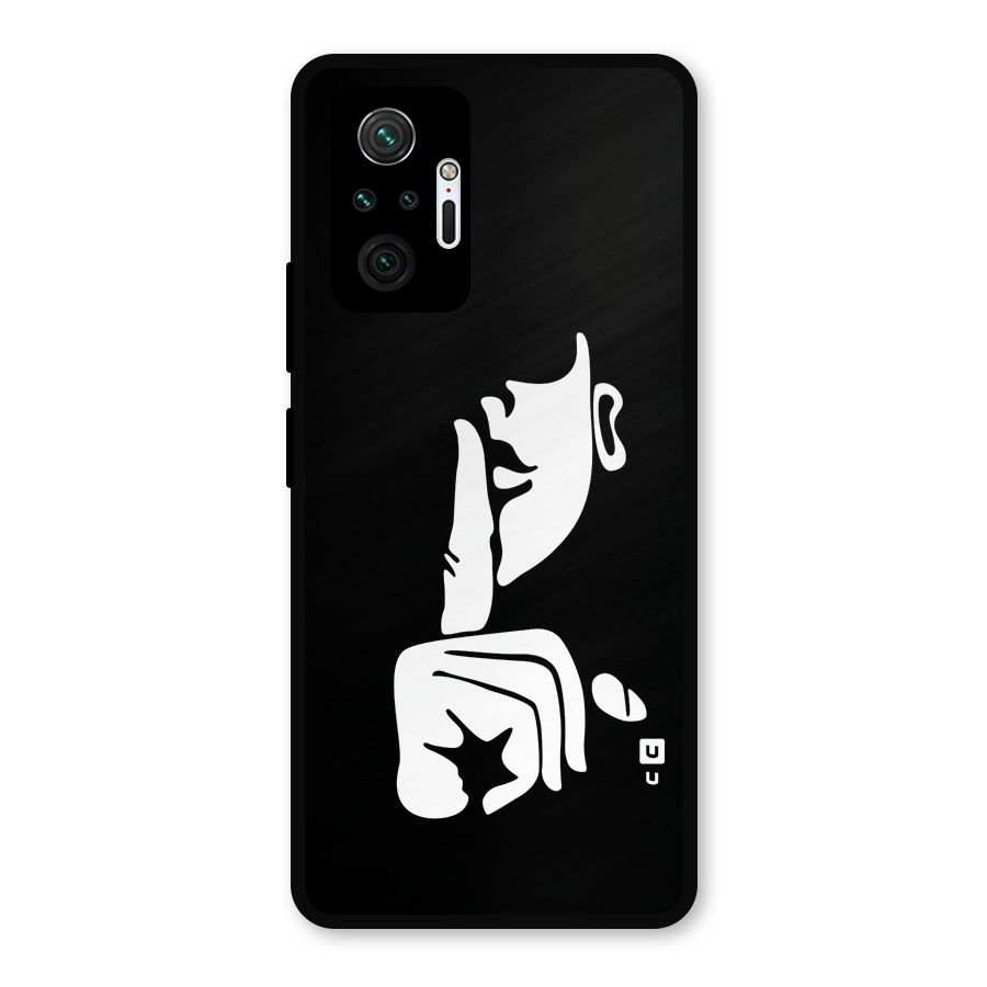 Shhh Art Metal Back Case for Redmi Note 10 Pro Max