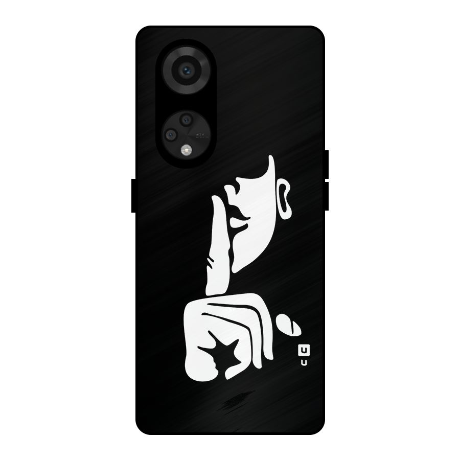 Shhh Art Metal Back Case for Reno8 T 5G