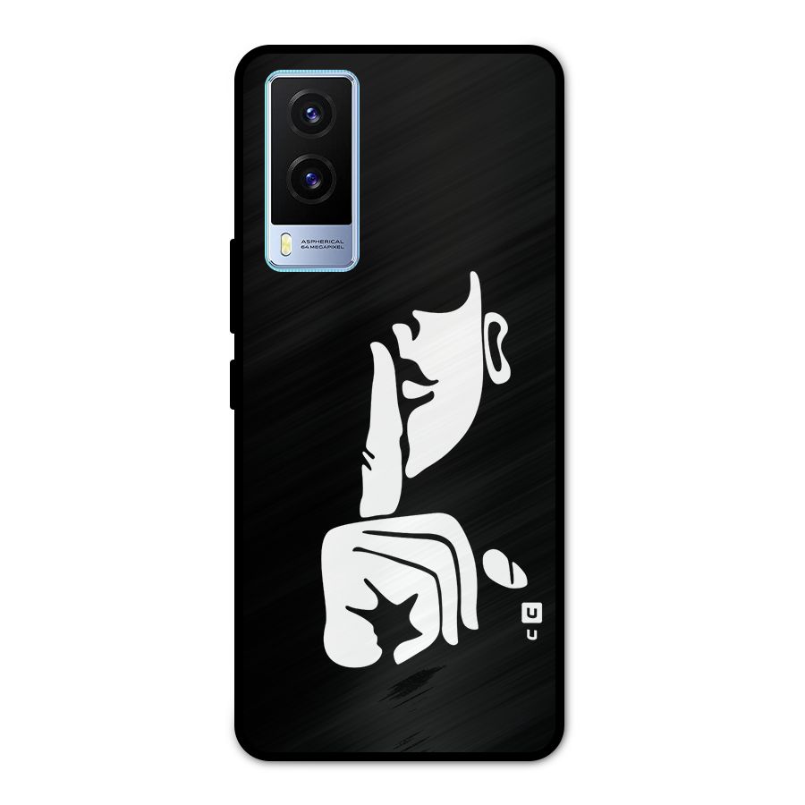 Shhh Art Metal Back Case for Vivo V21e 5G