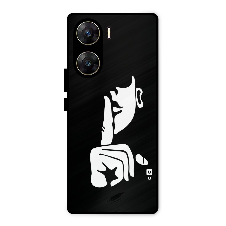 Shhh Art Metal Back Case for Vivo V29e