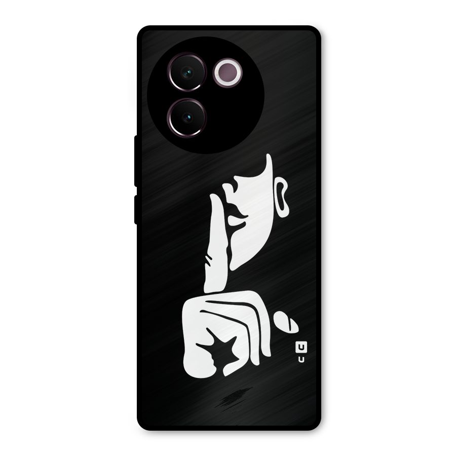 Shhh Art Metal Back Case for Vivo V30e