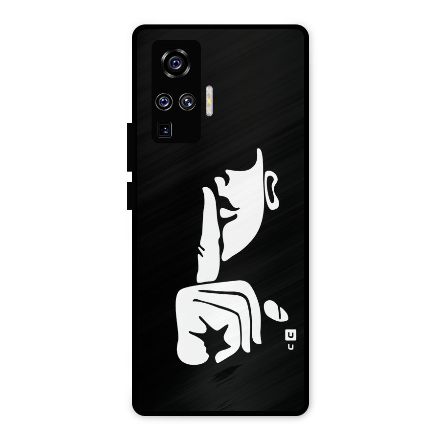 Shhh Art Metal Back Case for Vivo X50 Pro